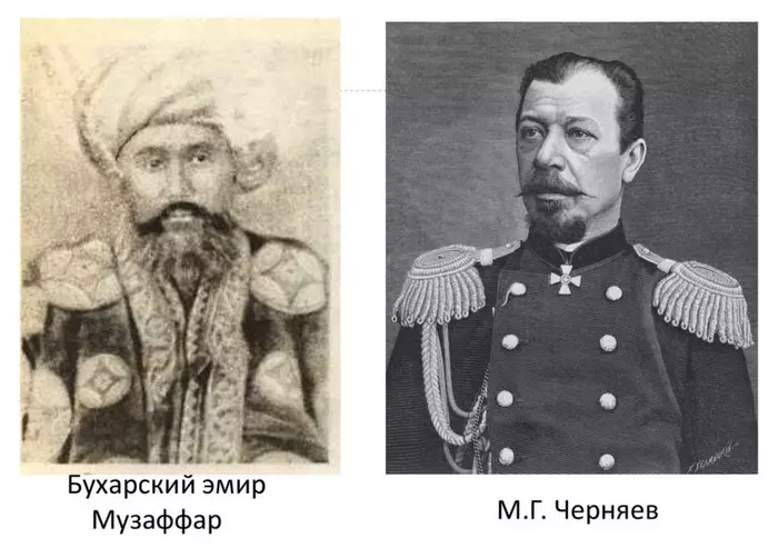 Генерал Кауфман и Бухарский Эмир, Чупон ота Самарканд - Чупан ата